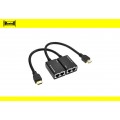 HDMI штекер на Порт RJ45:   MAH-251