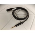 066-MMY-2792  XLR 3 pin штекер <=> Jack 6,3 stereo  mogami 2792