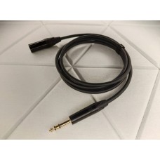 066-MMY-2792  XLR 3 pin штекер <=> Jack 6,3 stereo  mogami 2792