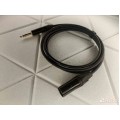 066-MCY-L2T2S  XLR 3 pin штекер  <=>  Jack 6,3 stereo  Canare L-2T2S