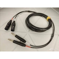 099-MCY-MR202-2AT  2 XLR 3 pin штекер <=> 2 Jack 6,3 стерео   Canare mr202-2at