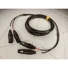 099-MCY-MR202-2AT  2 XLR 3 pin штекер <=> 2 XLR 3 pin гнездо   Canare mr202-2at