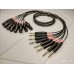 143-MCY-MR202-8AT  8 XLR гнездо <=> 8 Jack 6,3 stereo Canare MR202-8AT