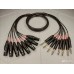 143-MCY-MR202-8AT  8 XLR гнездо <=> 8 Jack 6,3 stereo Canare MR202-8AT